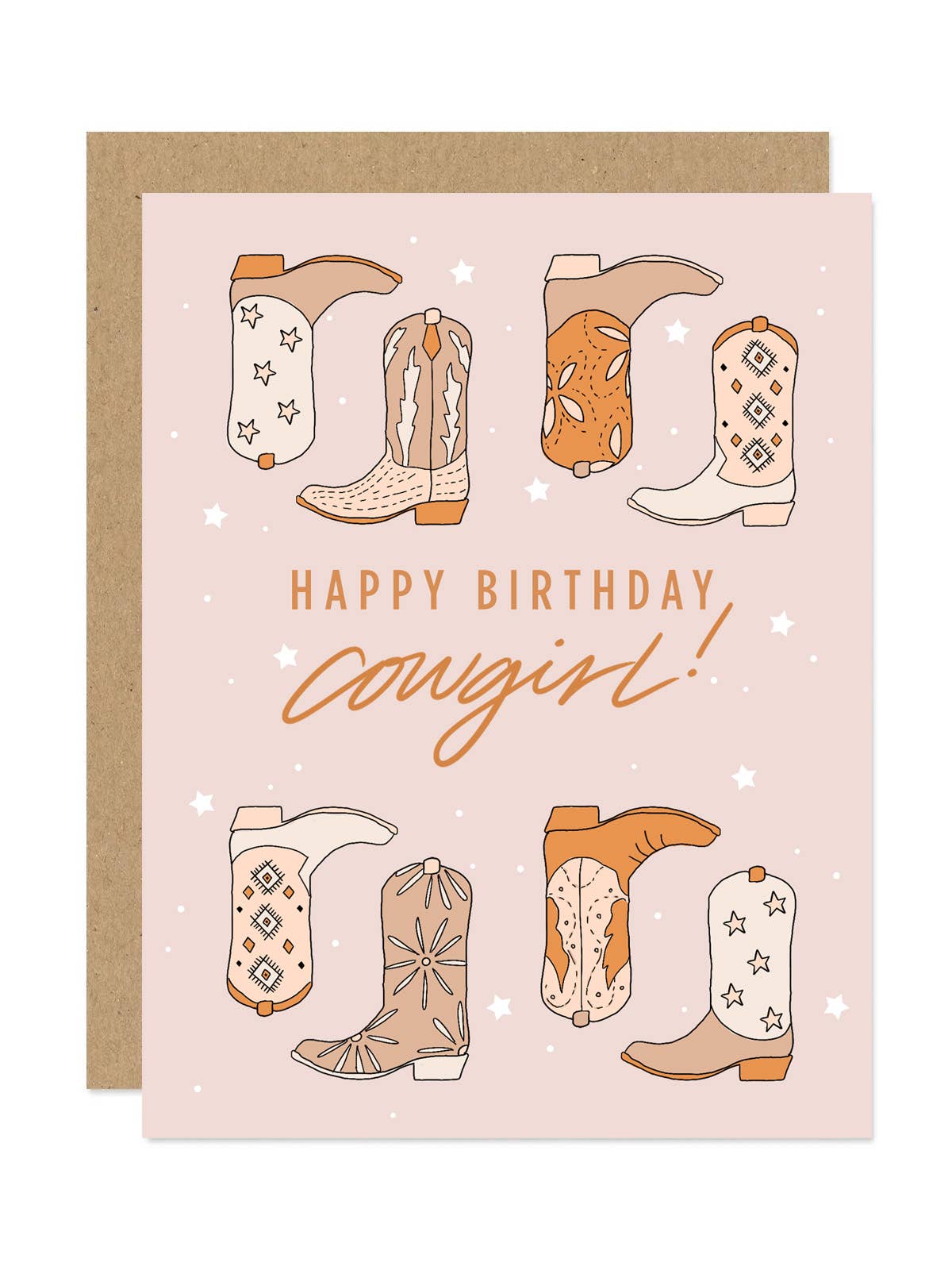 Happy Birthday Cowgirl Card