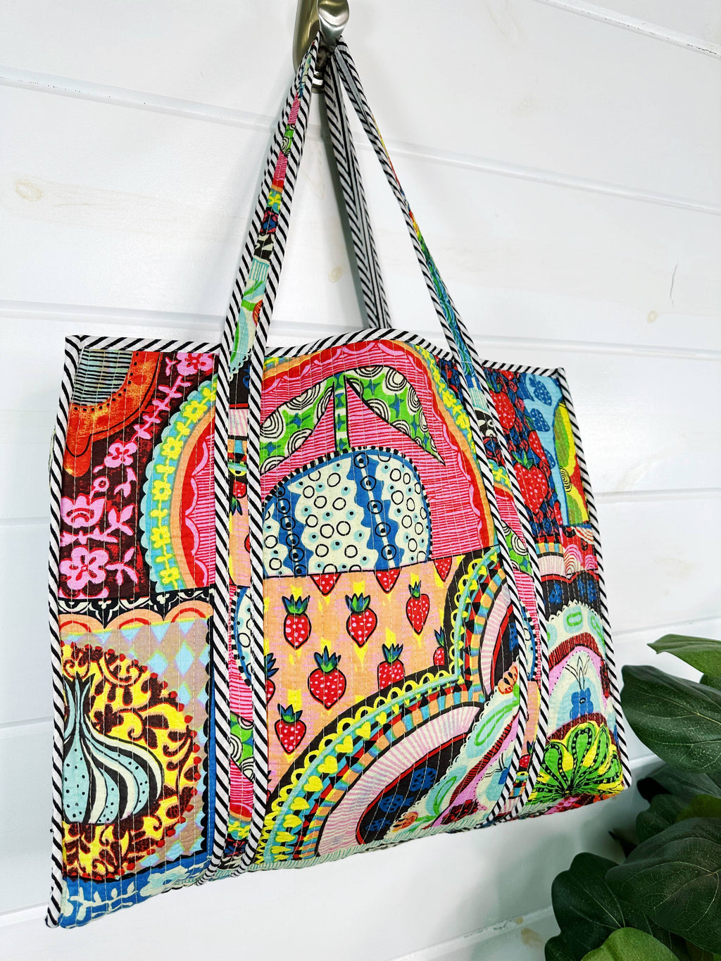 Tote Bags Quilted, Tote Bags For Women | Festival Print