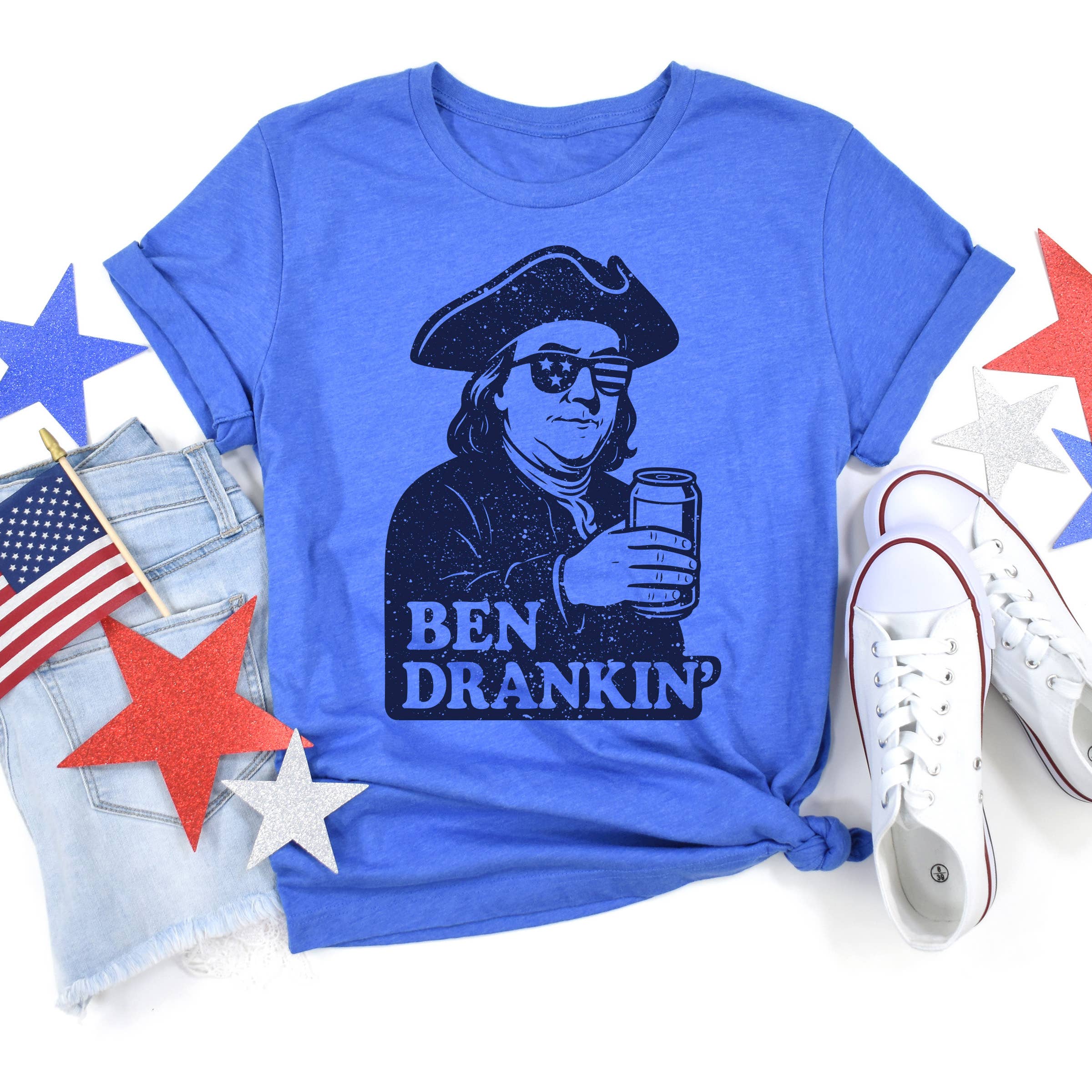 Funny 4th of July Shirt, Fourth of July Graphic Tee, Ben