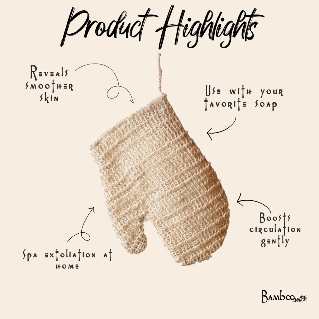 Sisal Exfoliating Shower Glove | Summer Bestseller