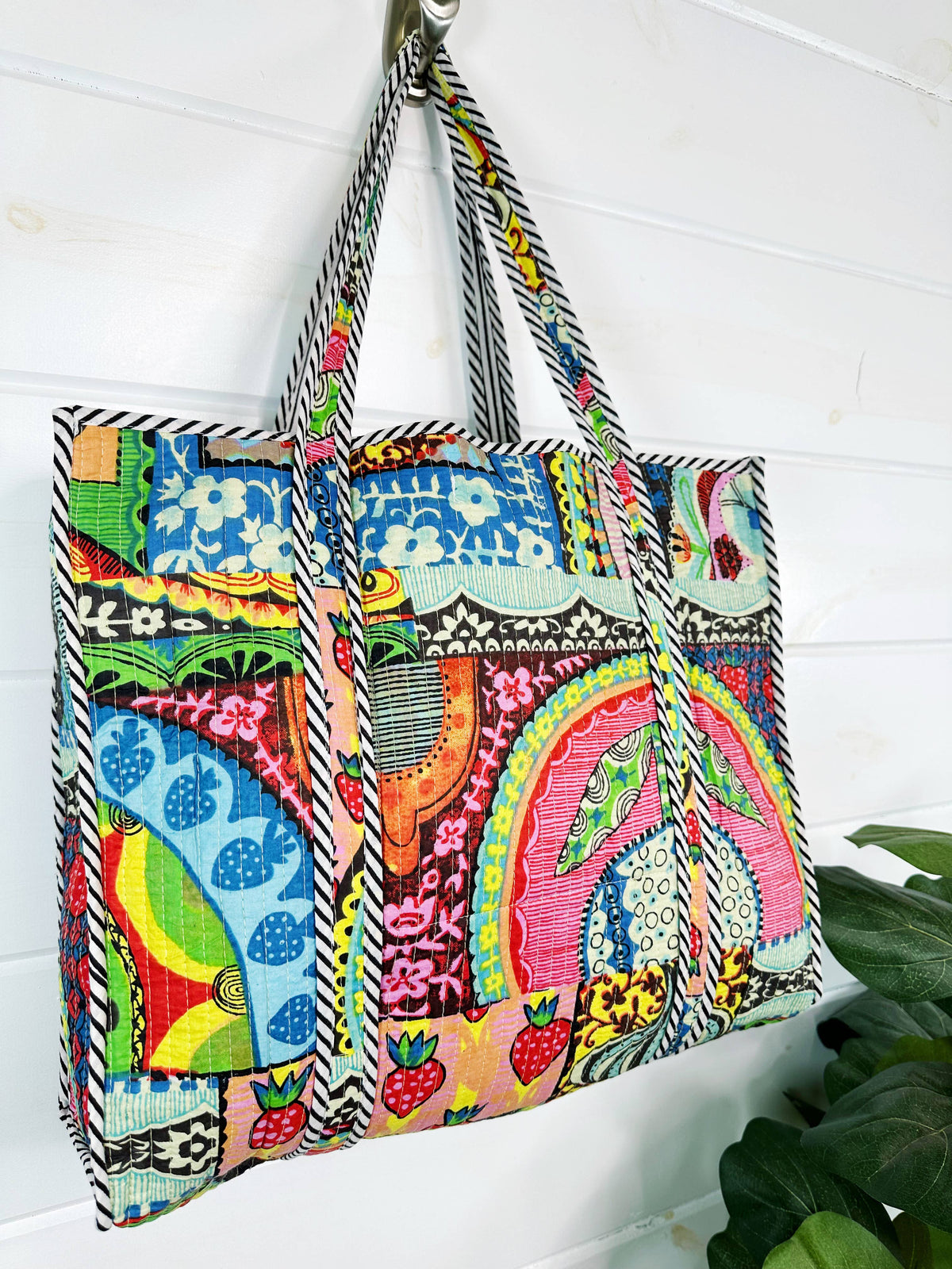 Tote Bags Quilted, Tote Bags For Women | Festival Print