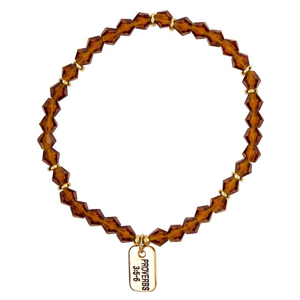 Glass Bead Tagged Bracelet Filled Display