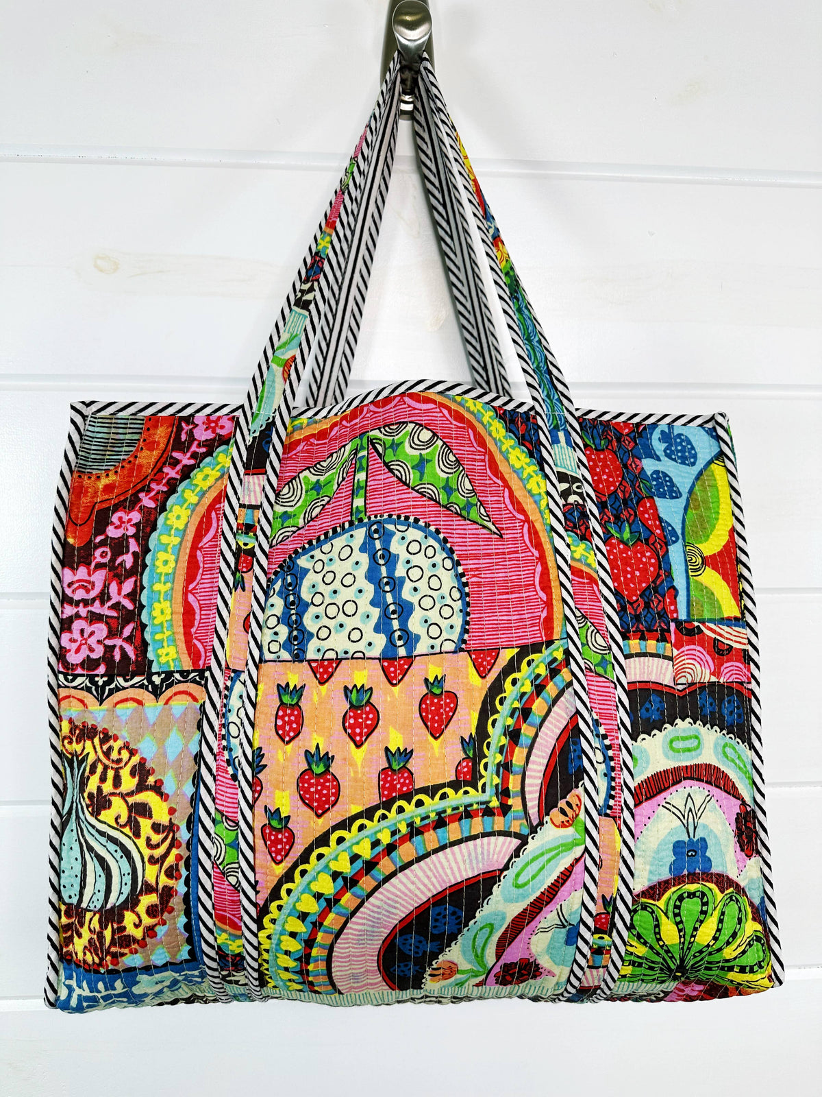 Tote Bags Quilted, Tote Bags For Women | Festival Print