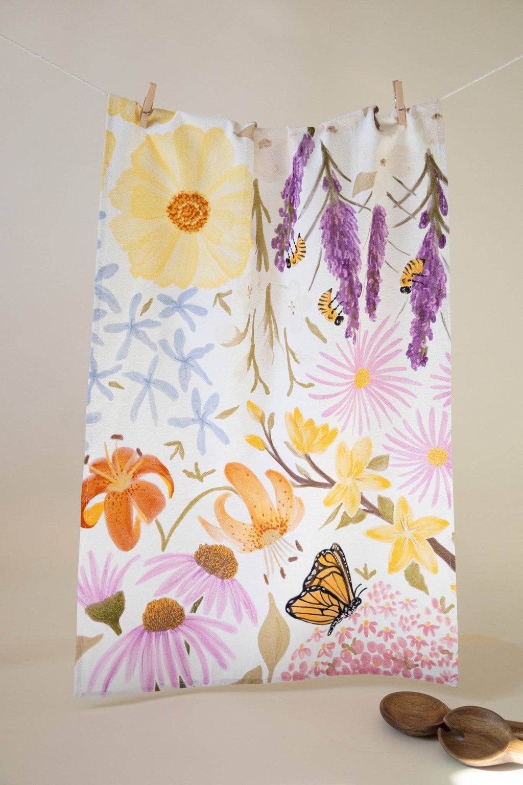 Wildflower Tea Towel