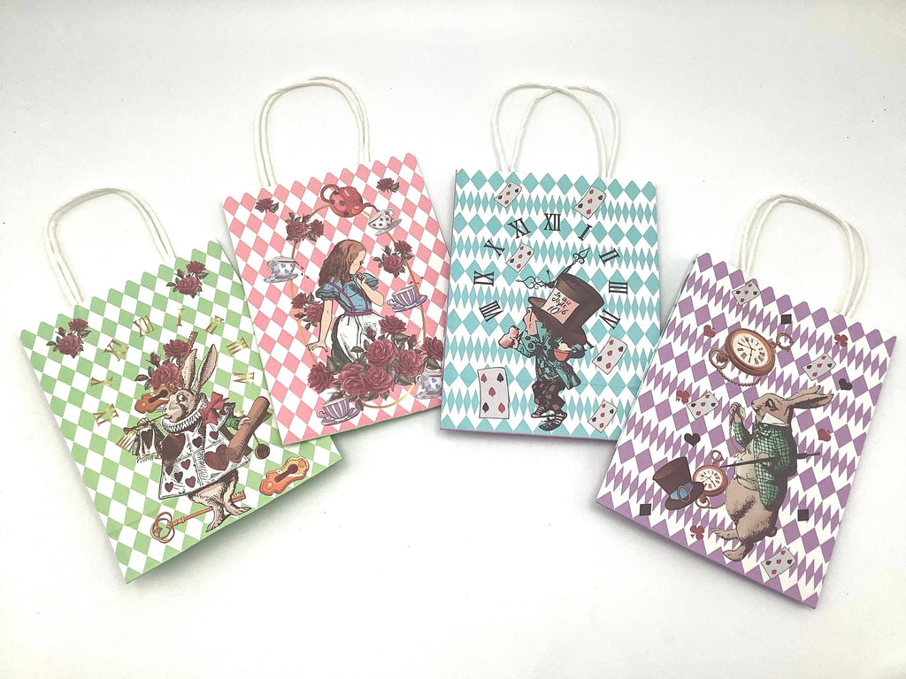 Alice in Wonderland Gift Bag with Handle Retail Party Favors