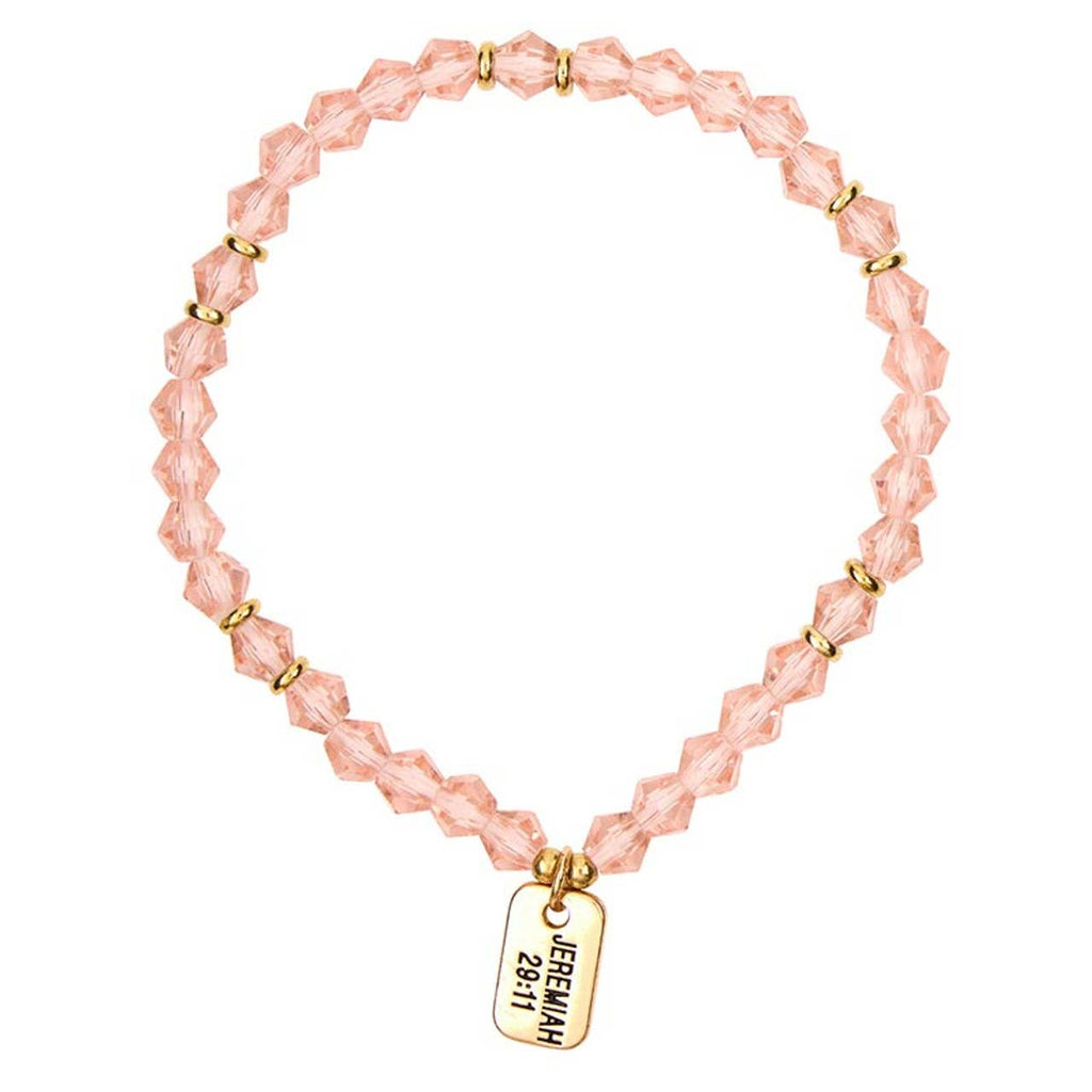 Glass Bead Tagged Bracelet Filled Display