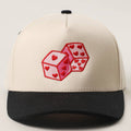 LOVE DICE  Embroidery Two-Tone Trucker Hat