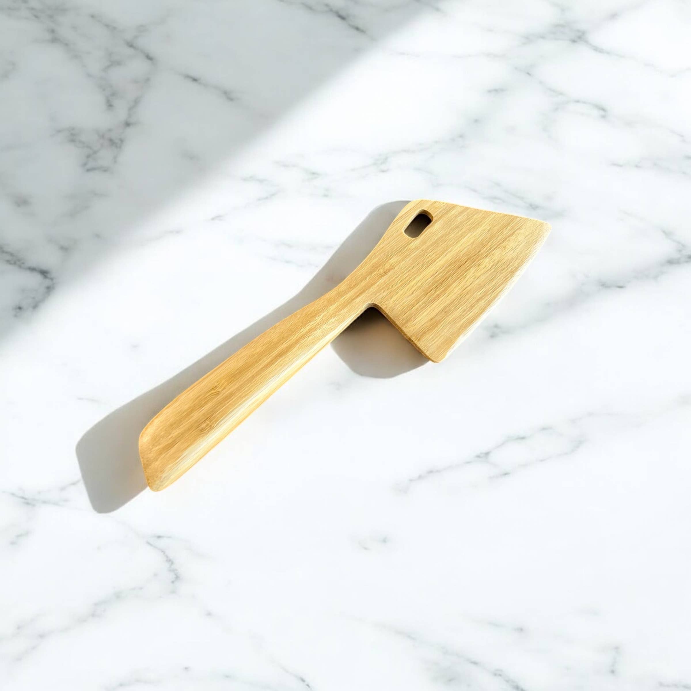 Bamboo Dough Scraper with Handle