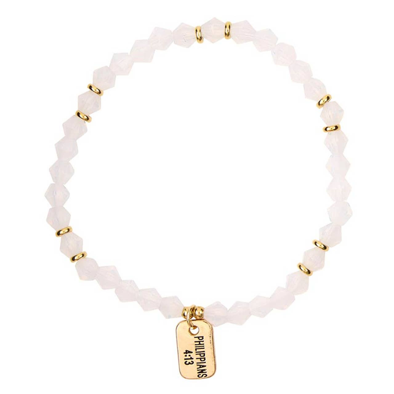 Glass Bead Tagged Bracelet Filled Display