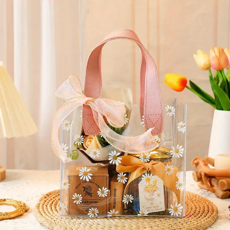 Tea Party Pretty Gift Bag with Handle Retail Party Favors