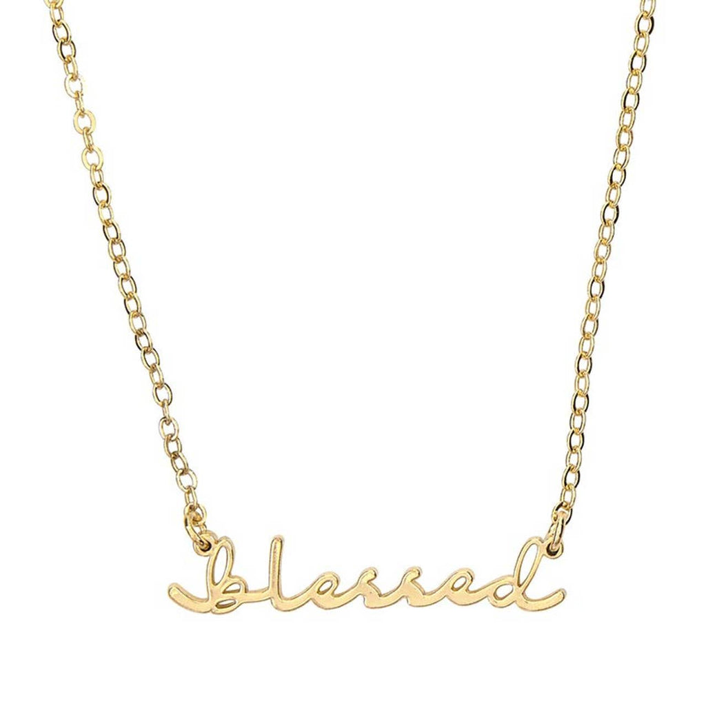 Word Necklace Filled Display