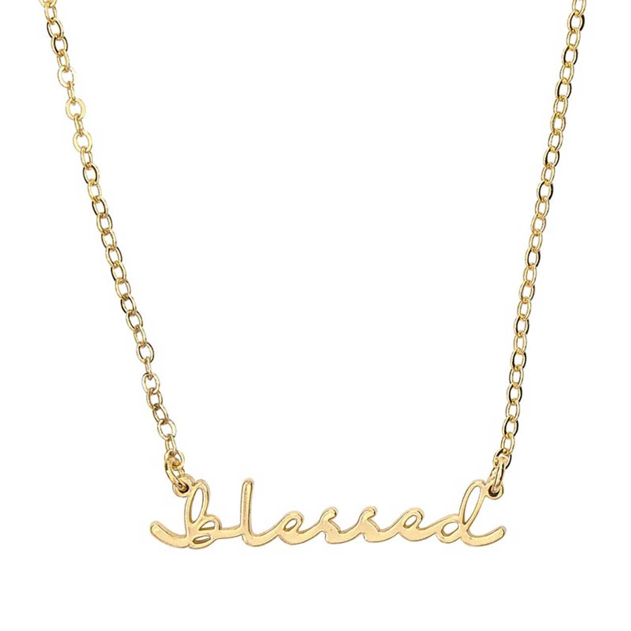 Word Necklace Filled Display