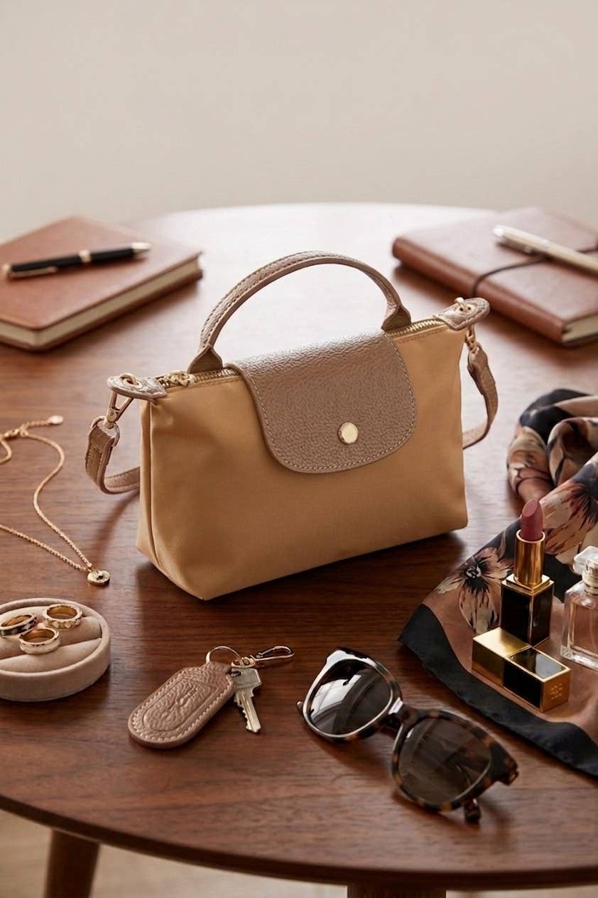 Trendy Color Block Flap Mini Handbag
