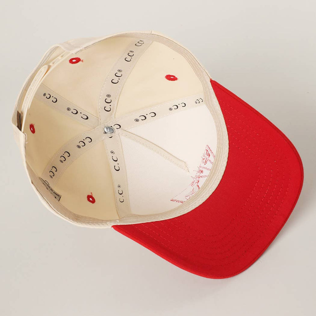 Romantic LOVE Card Embroidery Two-Tone Trucker Hat