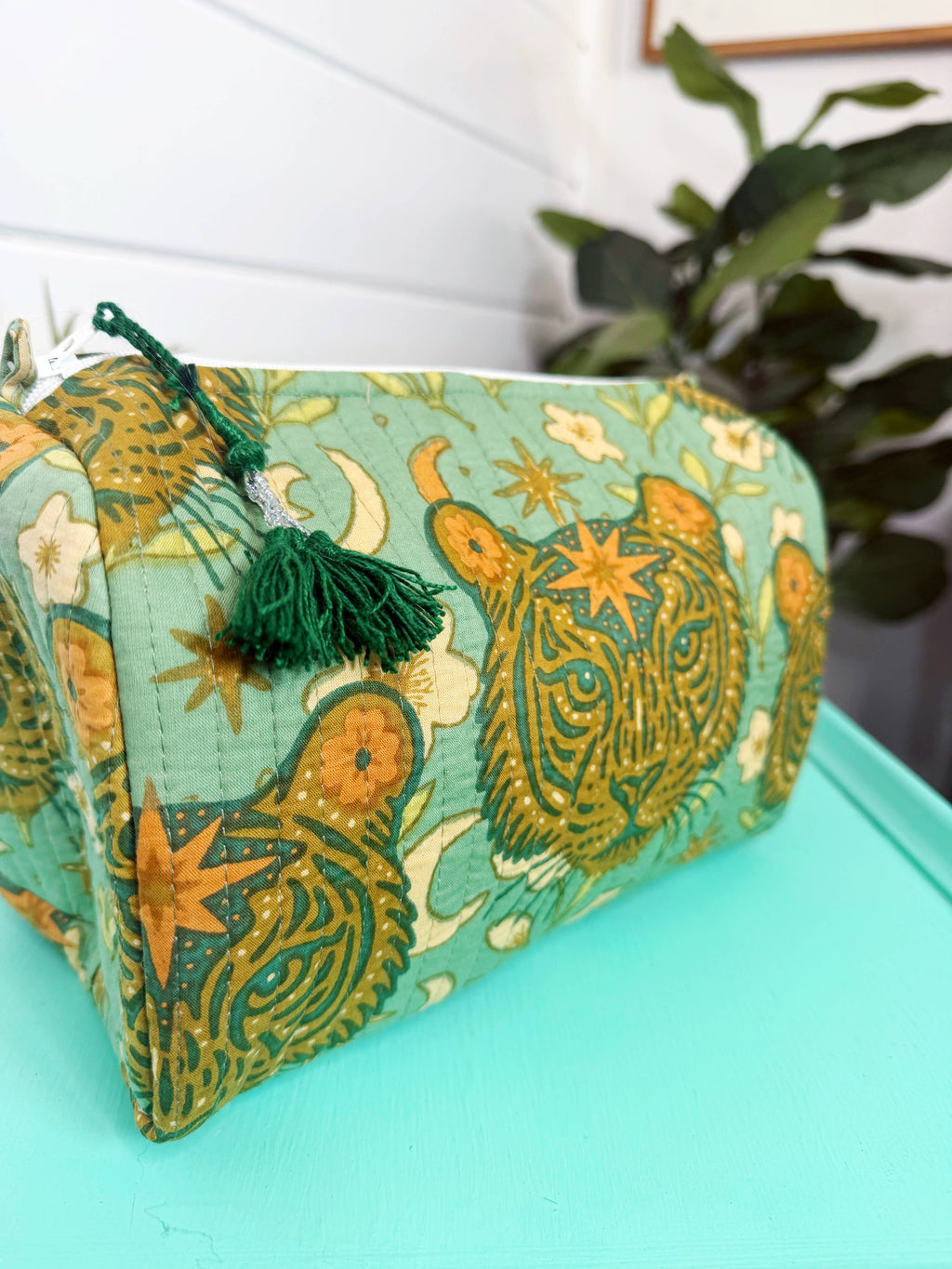 Quilted Makeup Bags | Cosmetics Bag | Jade Tiger