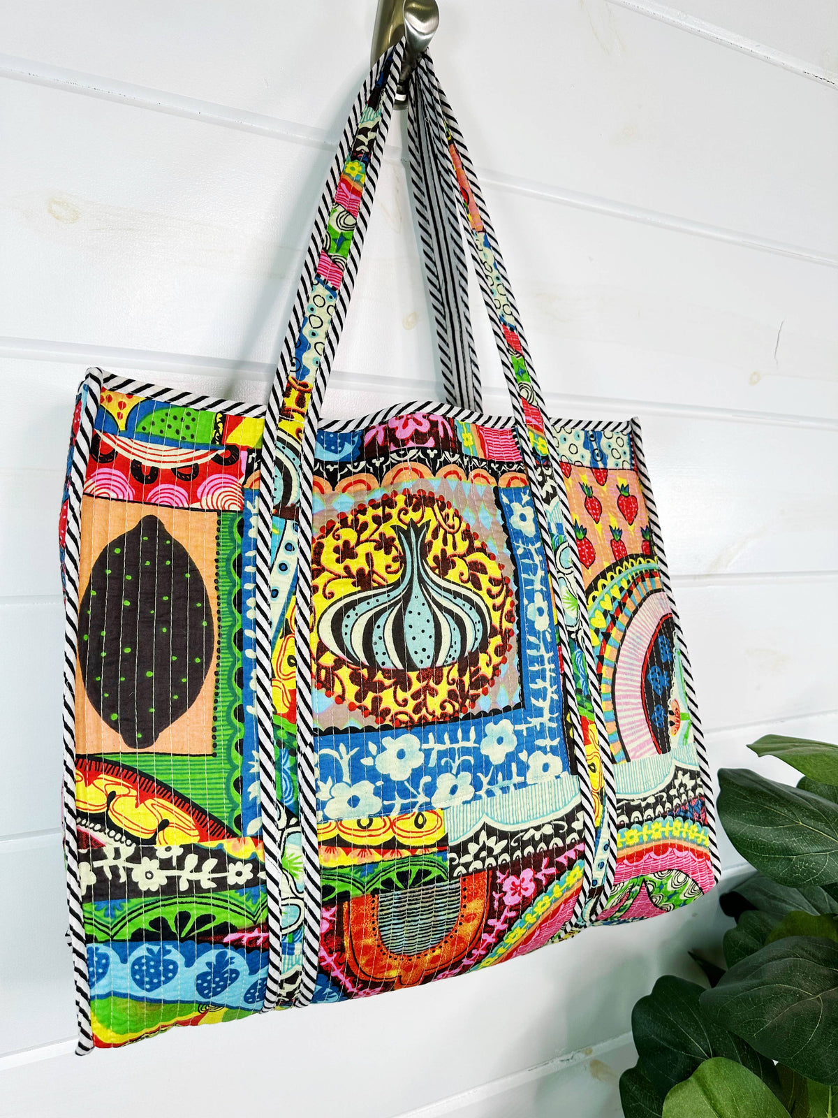 Tote Bags Quilted, Tote Bags For Women | Festival Print