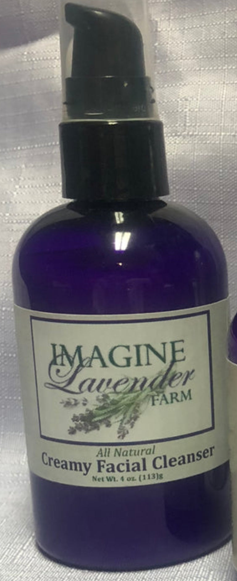 Lavender creamy facial cleanser