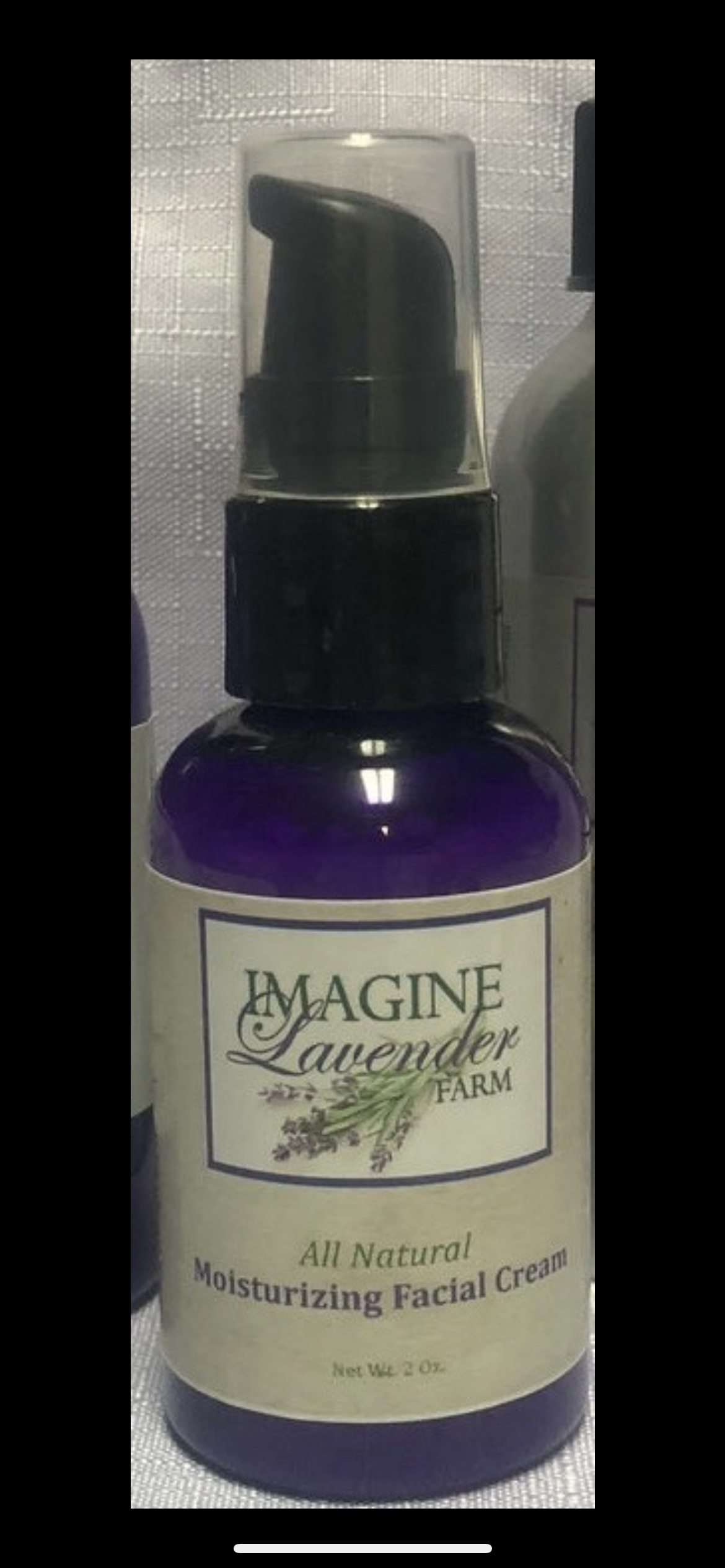 Lavender moisturizing facial cream