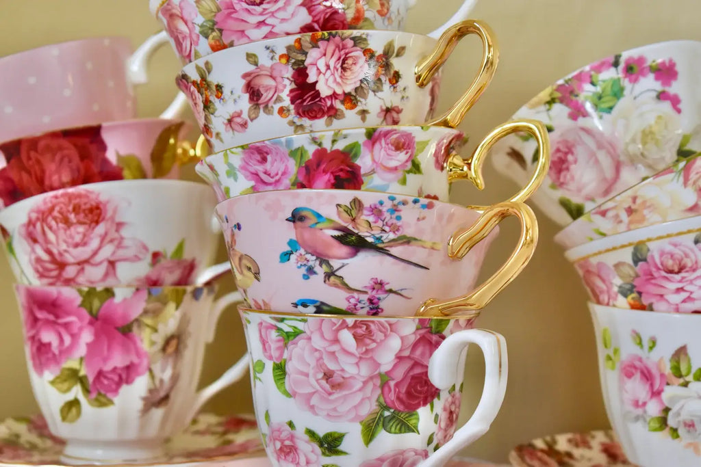 Mismatched teacups for Tea party, Catering, Event Planner