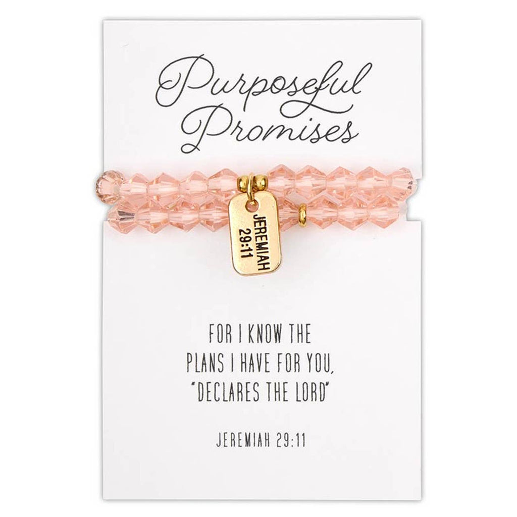 Glass Bead Tagged Bracelet Filled Display