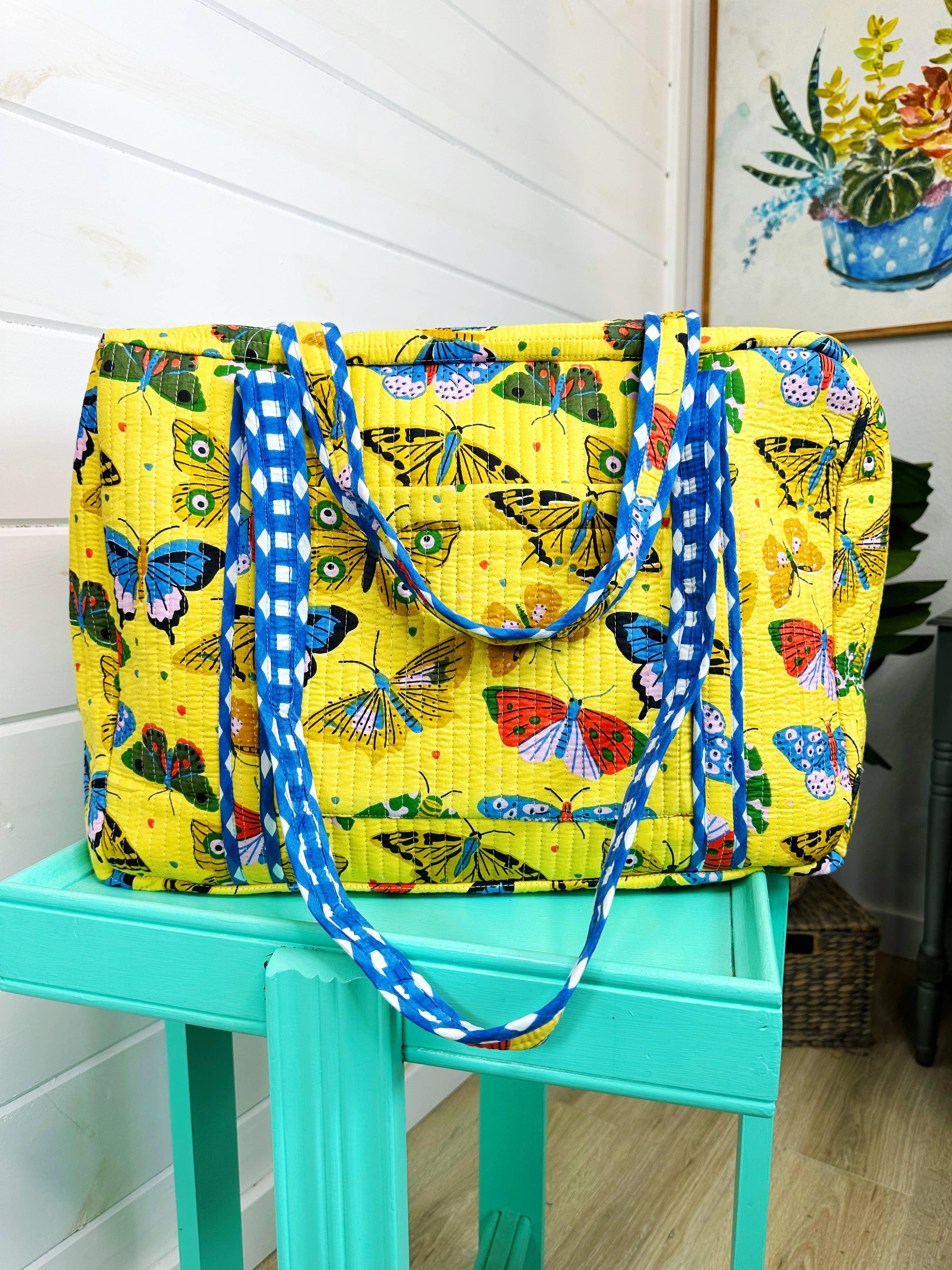Quilted Duffle Weekender Bag | Overnight Travel Bag