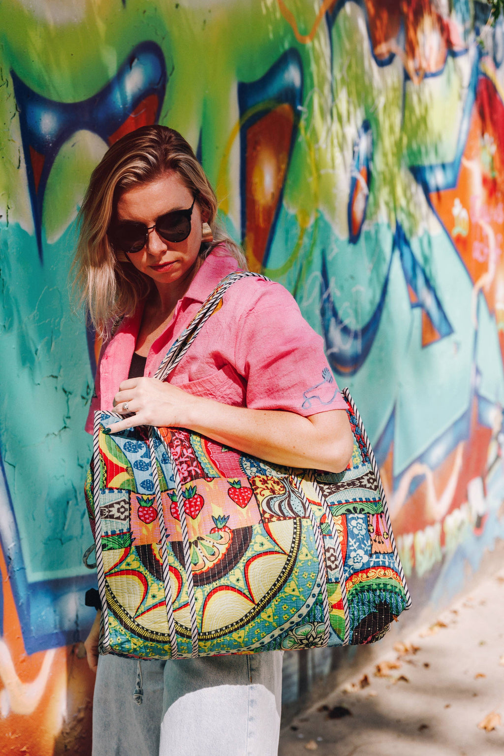 Tote Bags Quilted, Tote Bags For Women | Festival Print