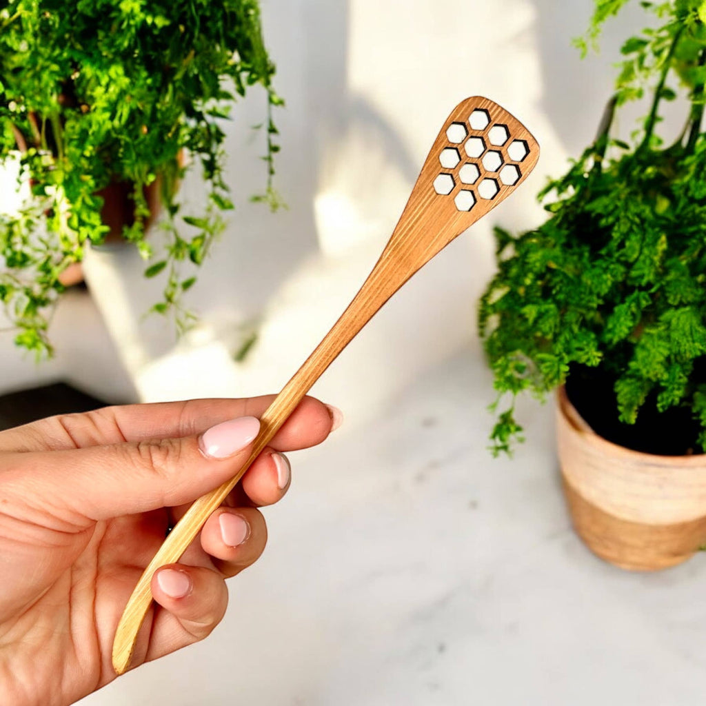 Bamboo Honey Dipper Spoon | Faire Market Bestseller