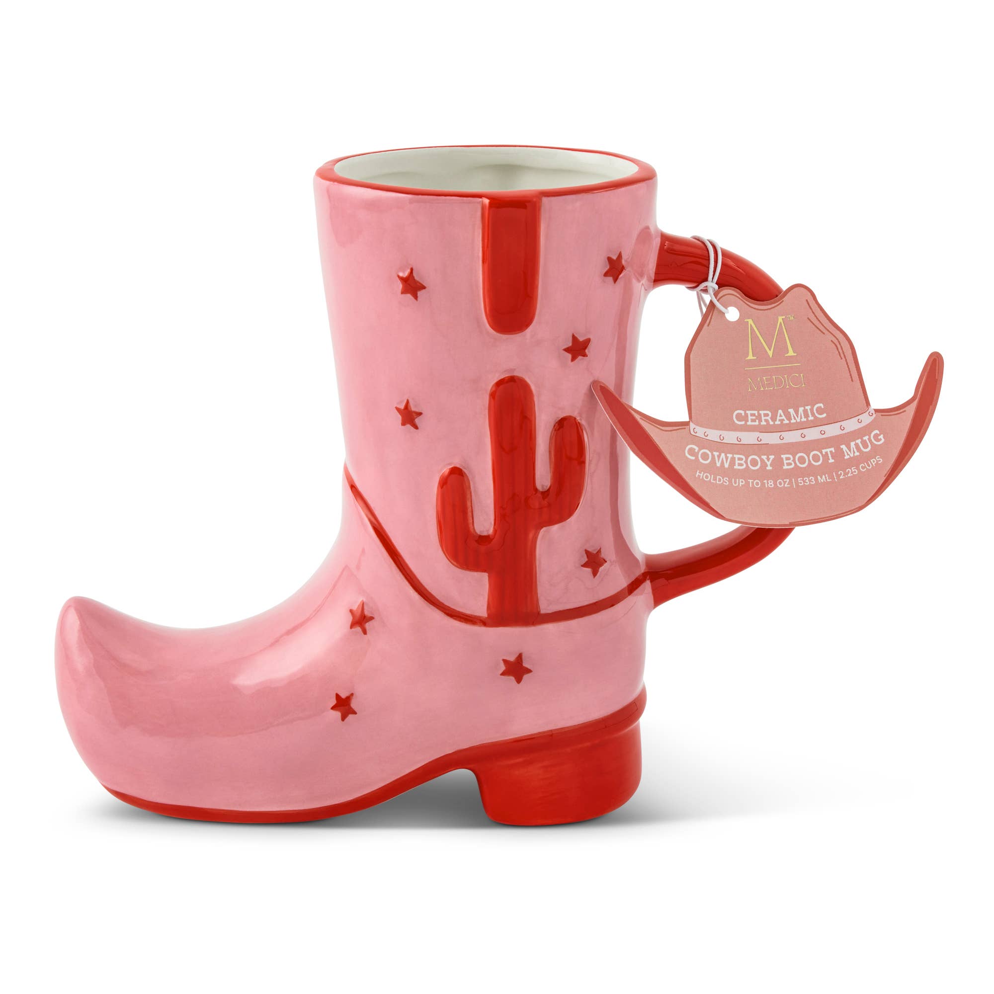 18oz Cactus Cowboy Boot Mug