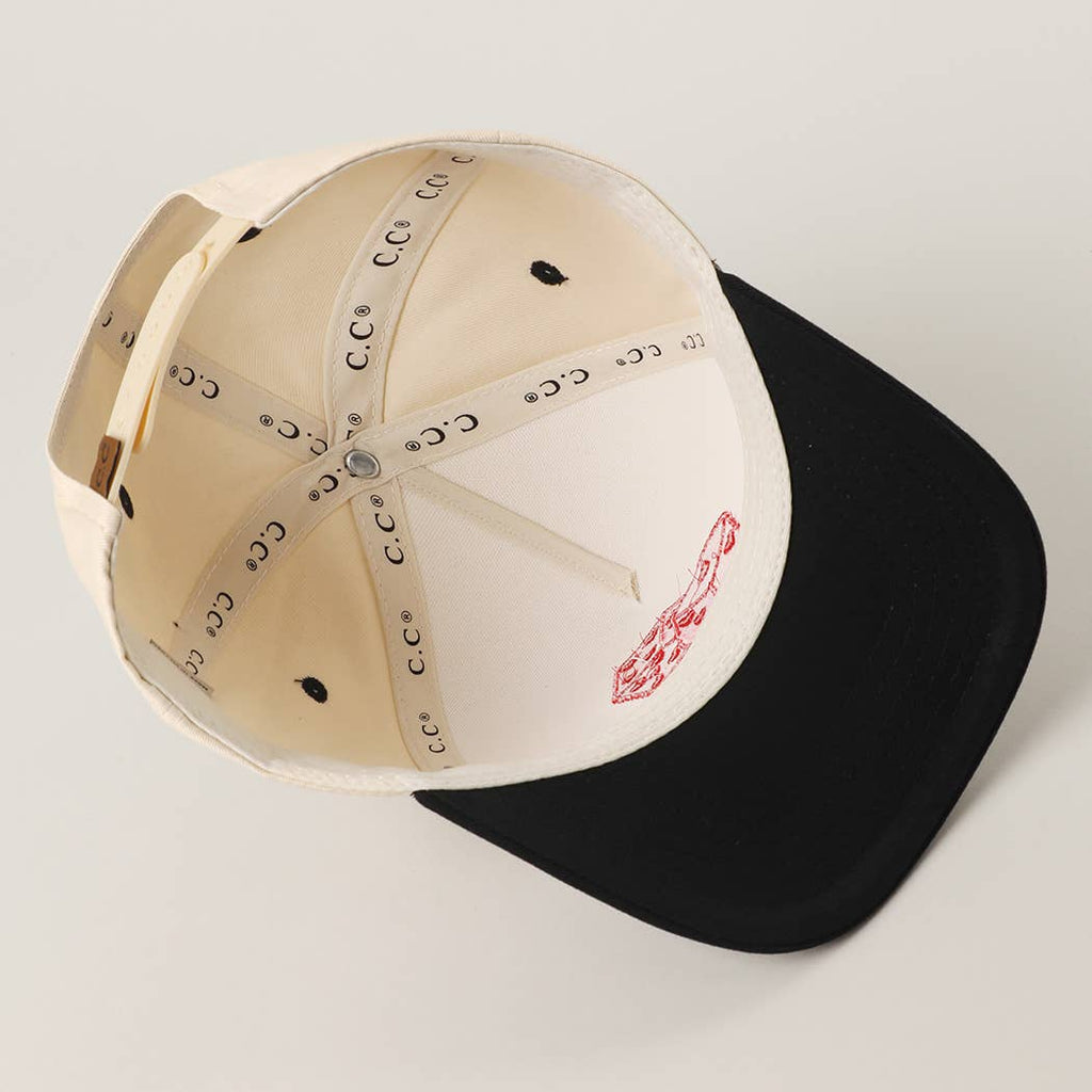 LOVE DICE  Embroidery Two-Tone Trucker Hat