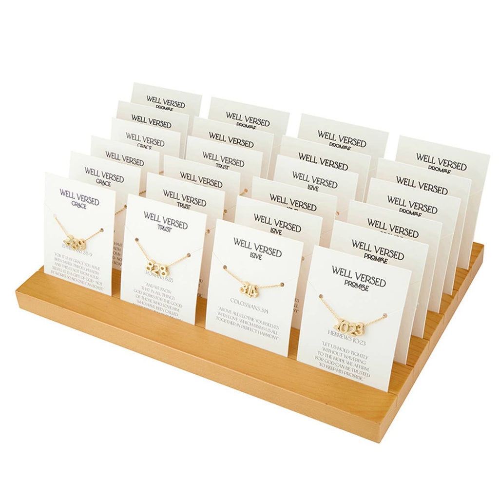 Verse Necklace Filled Display - Spring 25