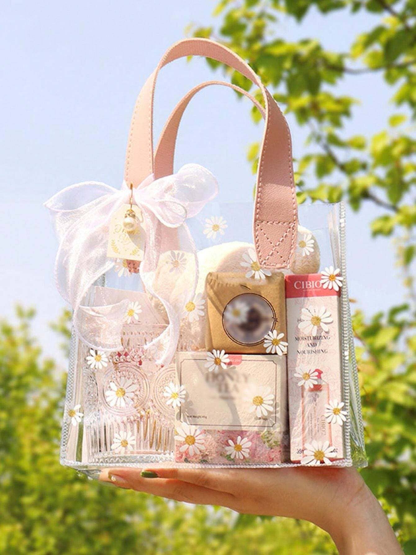 Tea Party Pretty Gift Bag with Handle Retail Party Favors