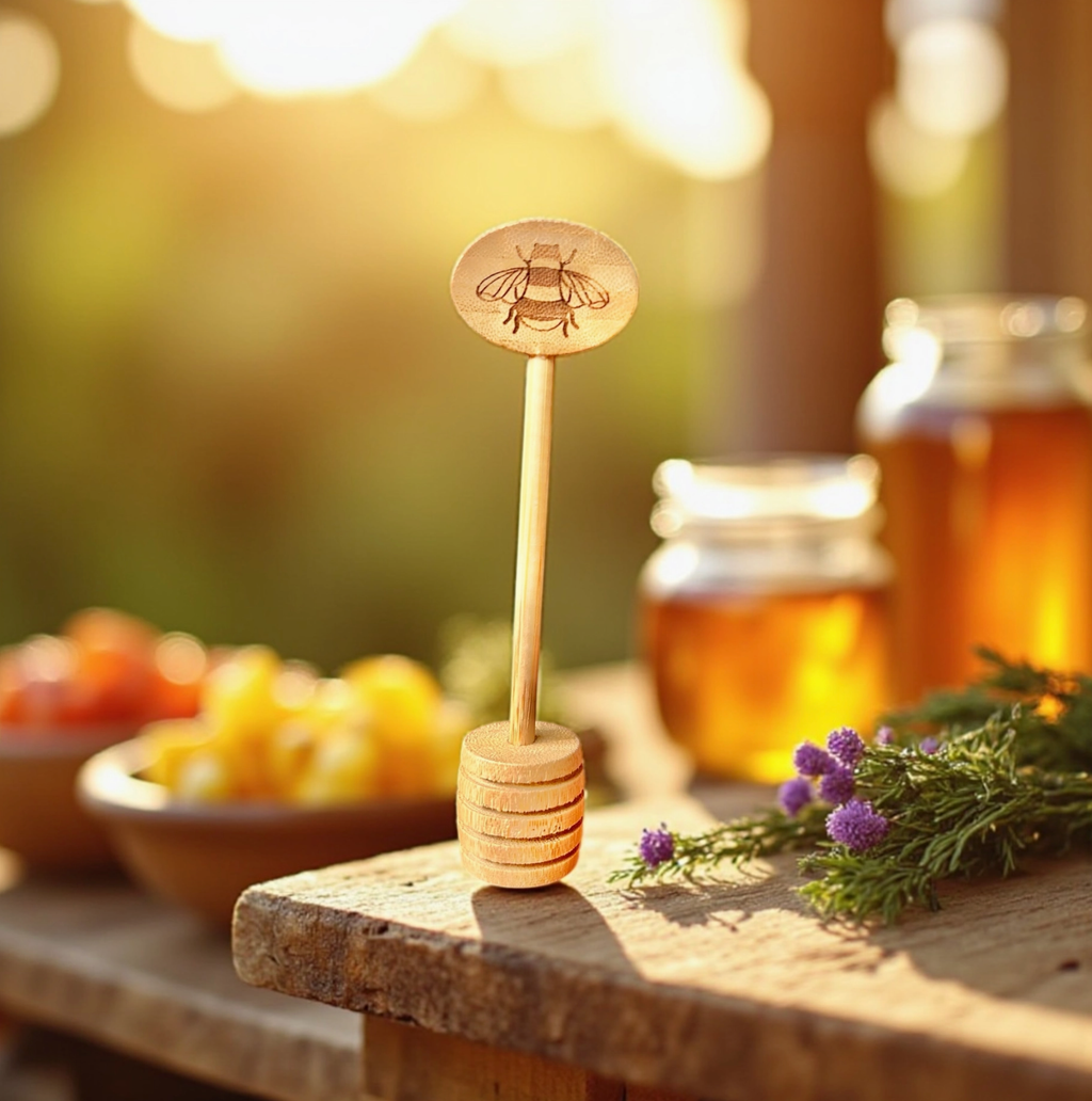 Bamboo Honey Dipper Spoon | Faire Market Bestseller