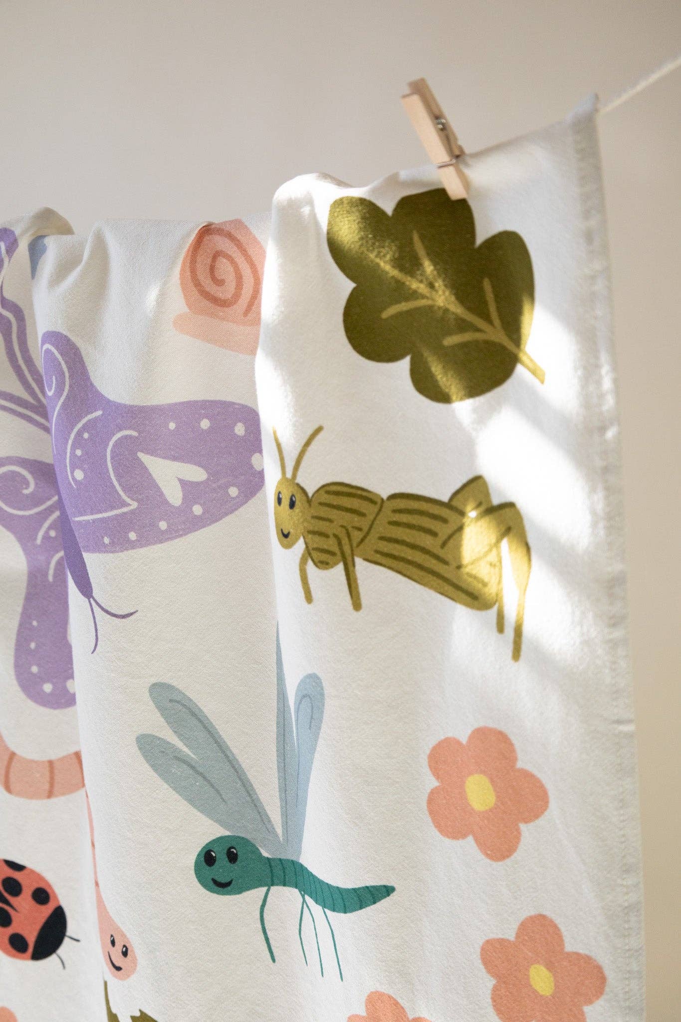 Love Bugs Tea Towel