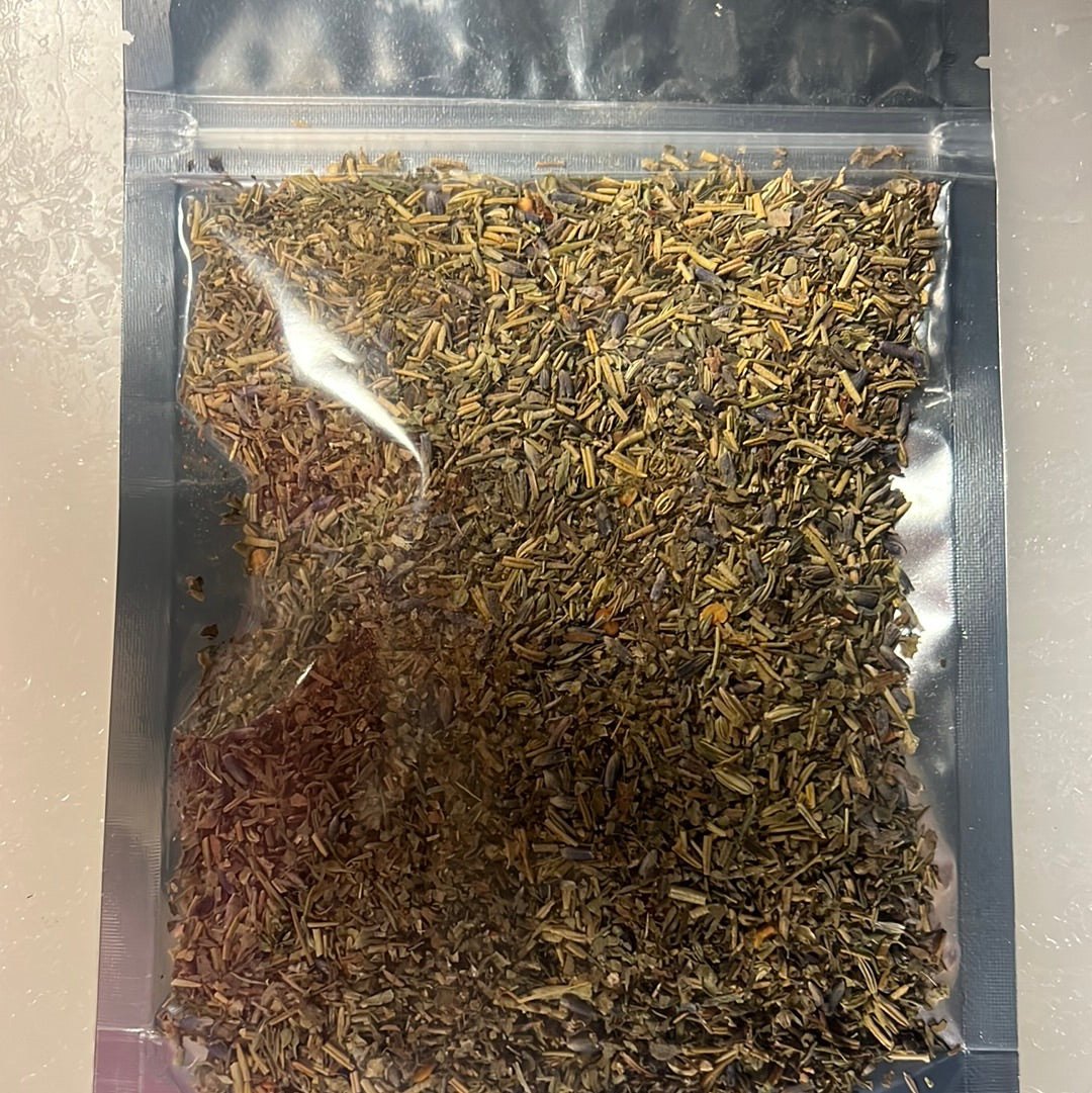 HERBS de TEJAS with dried green chilies