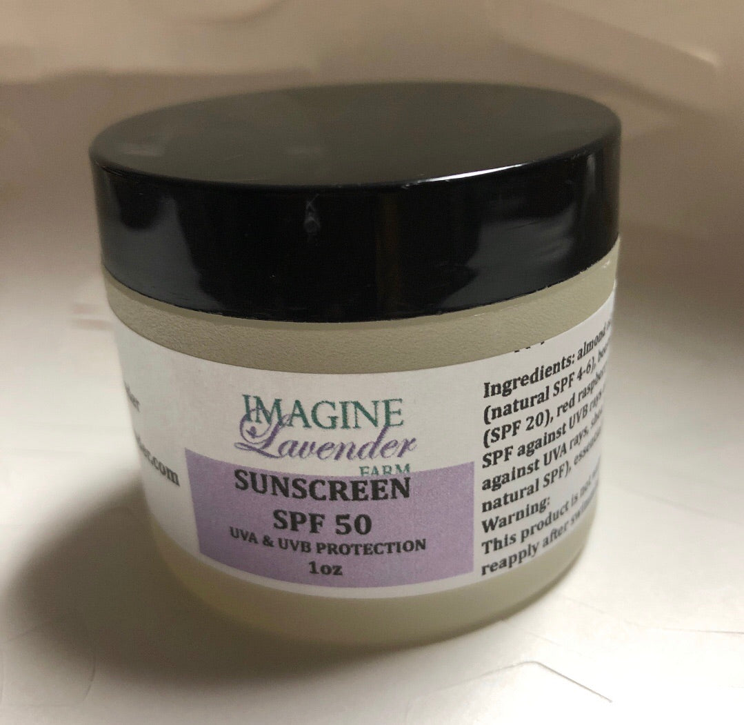 All Natural SPF 50 Sunscreen